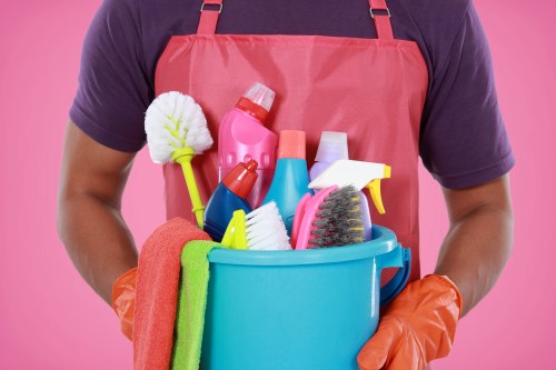 Lissongrove Carpet Cleaners cleaning a carpet in a home setting