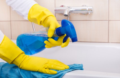 Local carpet cleaners providing careful service in a property